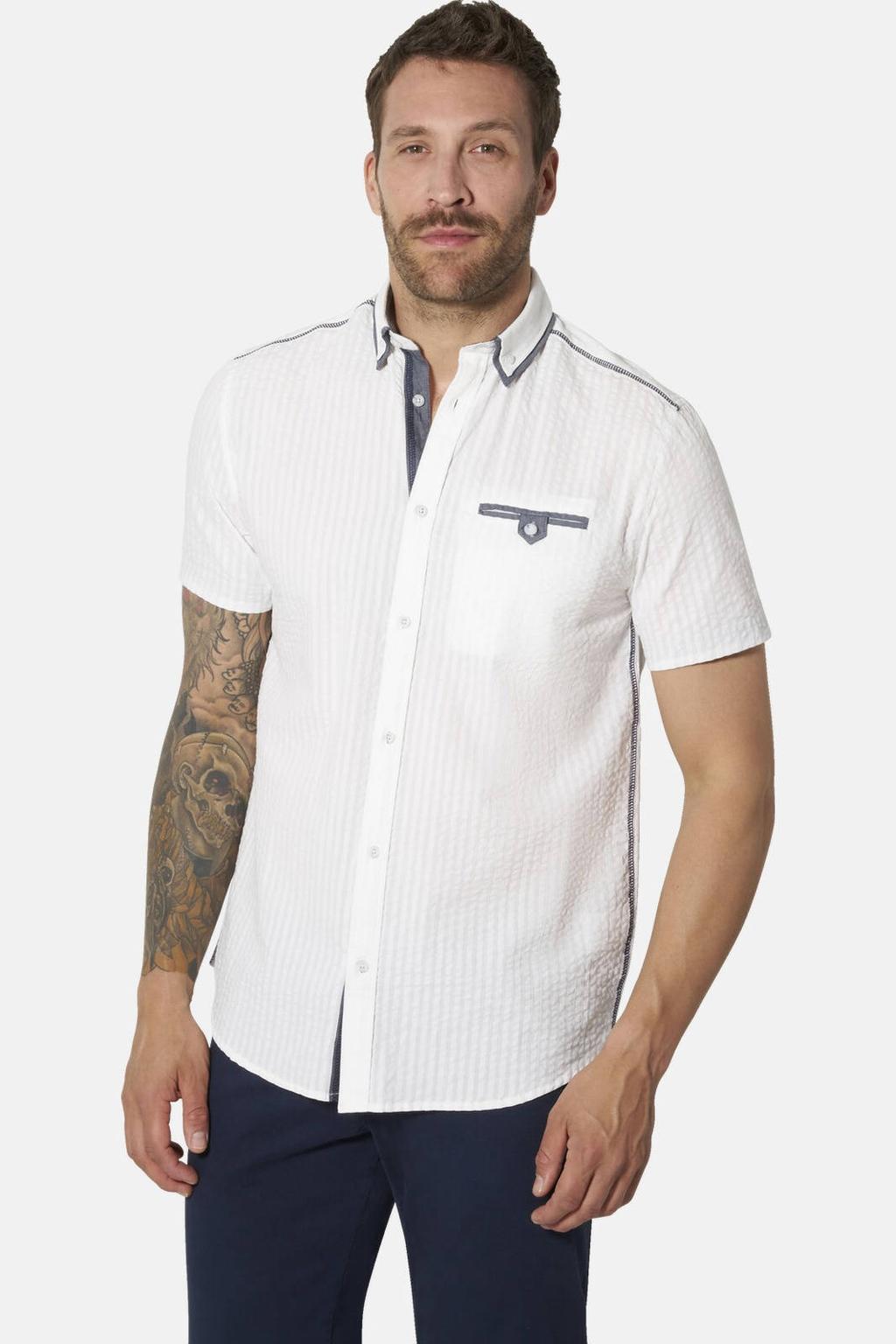 Babista regular fit overhemd Plus Size - wit