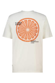 thumbnail: America Today regular T-shirt met backprint wit