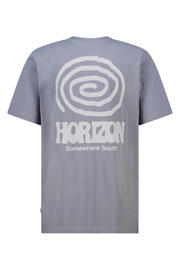 thumbnail: America Today regular T-shirt met backprint grijs