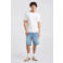 America Today regular T-shirt met backprint wit
