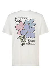 thumbnail: America Today regular T-shirt met backprint wit