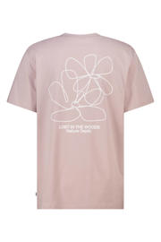thumbnail: America Today regular T-shirt met backprint roze