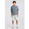 America Today regular T-shirt grijs