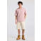 America Today regular T-shirt roze