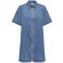 ONLY spijkerjurk gebreid medium blue denim