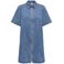 ONLY spijkerjurk gebreid medium blue denim