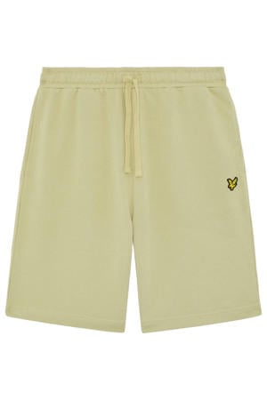 regular sweatshort limegroen