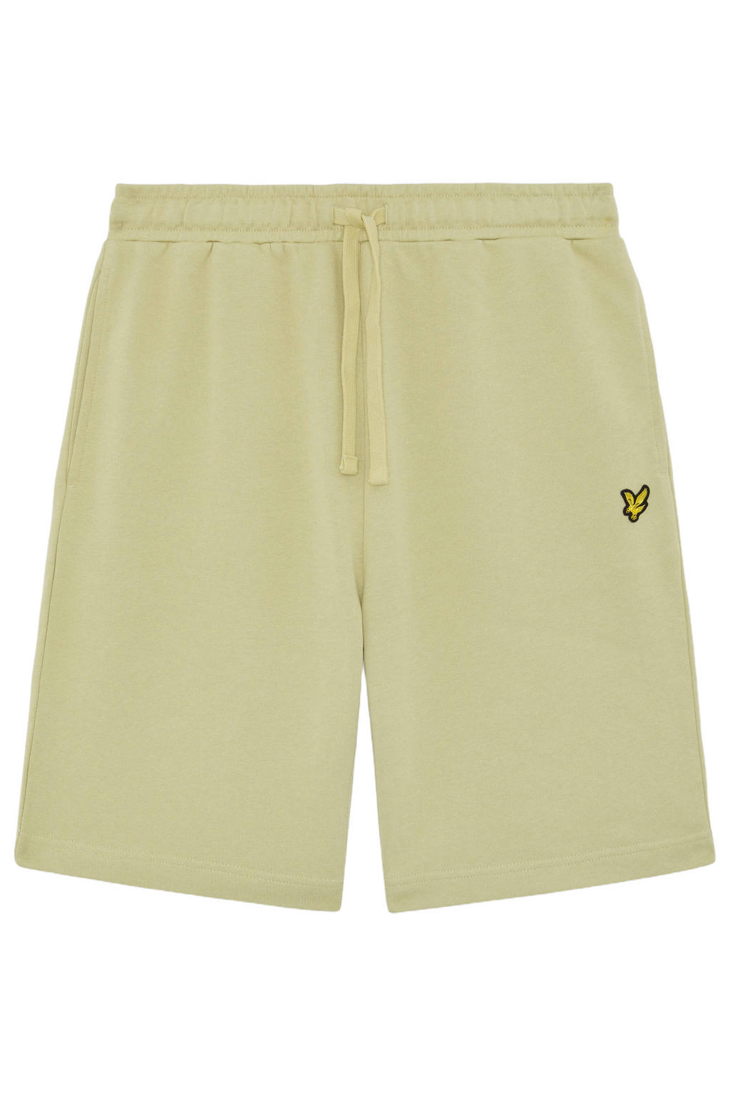 Lyle & Scott regular sweatshort limegroen