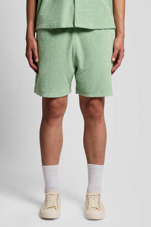 slim casual short groen
