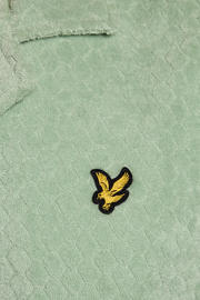 thumbnail: Lyle & Scott badstof relaxed casual overhemd groen