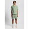 Lyle & Scott badstof relaxed casual overhemd groen