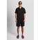 Lyle & Scott regular casual short met textuur zwart