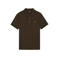 Lyle & Scott regular polo donkerbruin