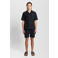 Lyle & Scott badstof relaxed casual overhemd donkerblauw