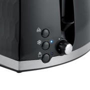 thumbnail: Russell Hobbs Honeycomb  2 Snedes Broodrooster Zwart - 26061-56