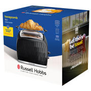 thumbnail: Russell Hobbs Honeycomb  2 Snedes Broodrooster Zwart - 26061-56