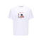 ONLY & SONS relaxed T-shirt met backprint wit
