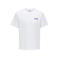ONLY & SONS relaxed T-shirt met backprint wit