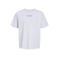 JACK & JONES relaxed T-shirt met backprint wit