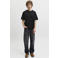 JACK & JONES relaxed T-shirt met backprint - zwart