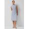 s.Oliver BLACK LABEL midi jurk lichtblauw