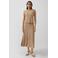 s.Oliver BLACK LABEL midi jurk met glitter beige