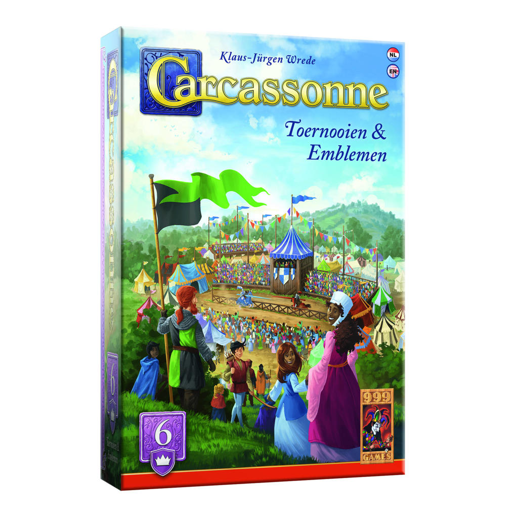 999 Games Carcassonne: Toernooien & Emblemen Uitbreiding