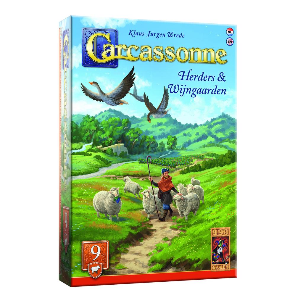 999 Games Carcassonne: Herders & Wijngaarden Uitbreiding