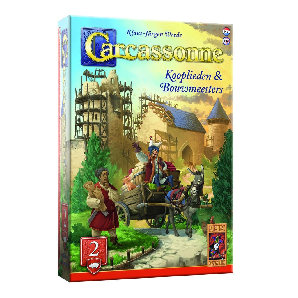 999 Games Carcassonne: Kooplieden & Bouwmeesters Uitbreiding