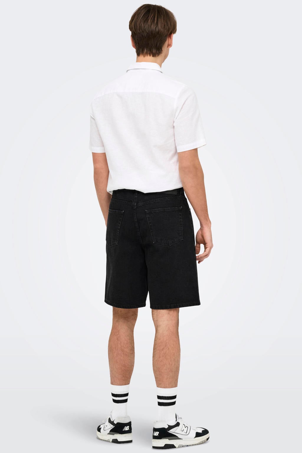 ONLY & SONS ONSFADE short black denim