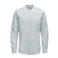 ONLY & SONS slim casual overhemd met linnen lichtblauw