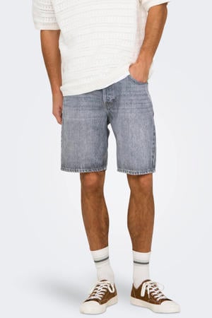 ONSEDGE straight casual short grey denim