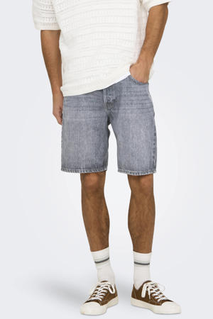 ONSEDGE straight casual short grey denim