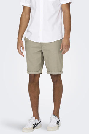 ONSPETER regular chino short lichtkaki