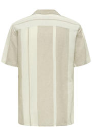 thumbnail: ONLY & SONS regular casual overhemd met linnen