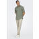 ONLY & SONS slim casual overhemd met linnen