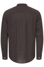 thumbnail: ONLY & SONS slim casual overhemd met linnen bruin