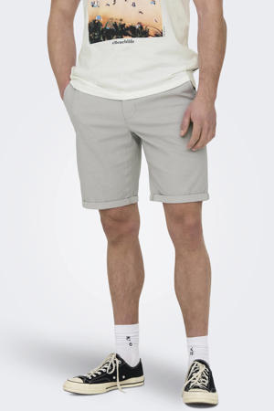 ONSPETER regular chino short grijs