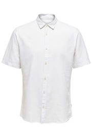 thumbnail: ONLY & SONS slim casual overhemd met linnen wit