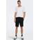 ONLY & SONS linnen loose fit casual short - zwart