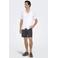 ONLY & SONS ONSMARK regular chino short met linnen antraciet