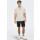 ONLY & SONS relaxed casual seersucker overhemd beige