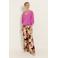 CLAUDIA BY CLAUDIA STRÄTER wide leg regular waist broek multi