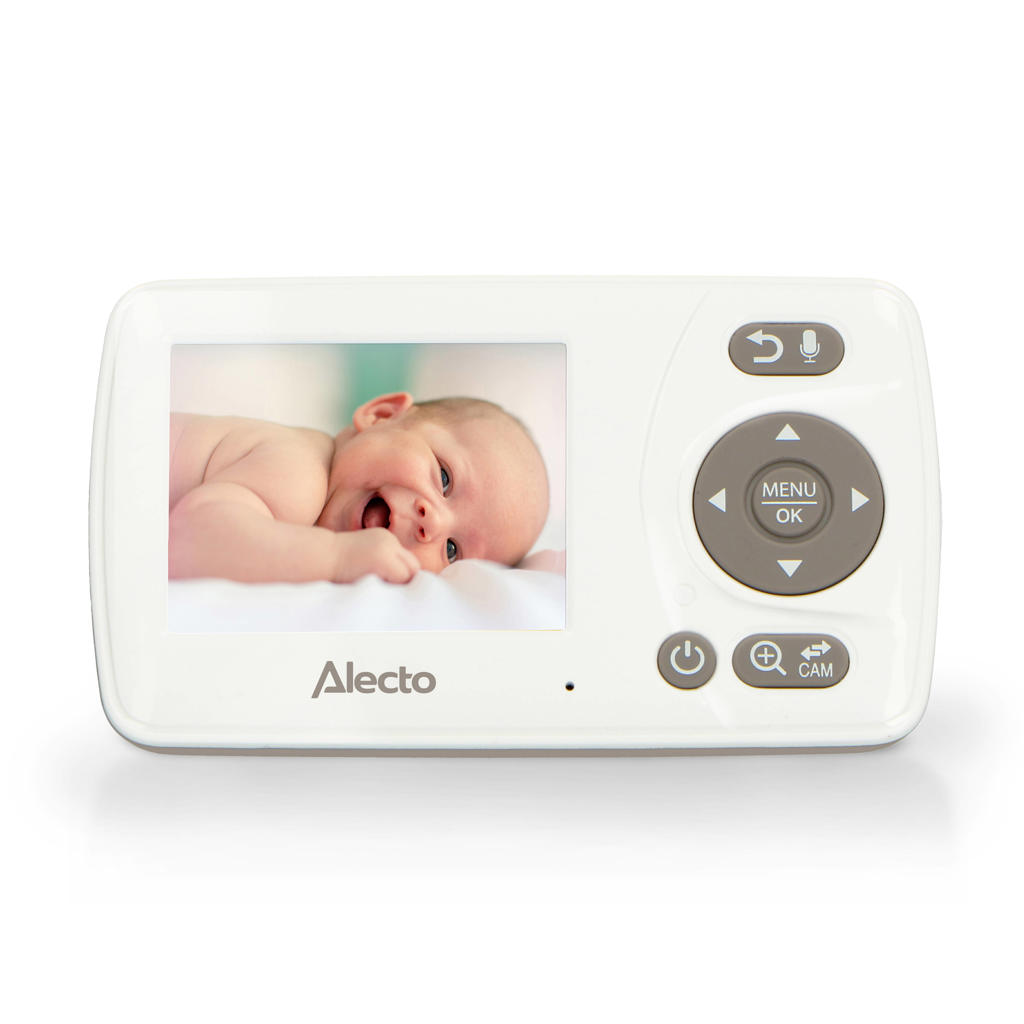 Alecto DVM71 Video Baby monitor with 2,4 inch color display Wit