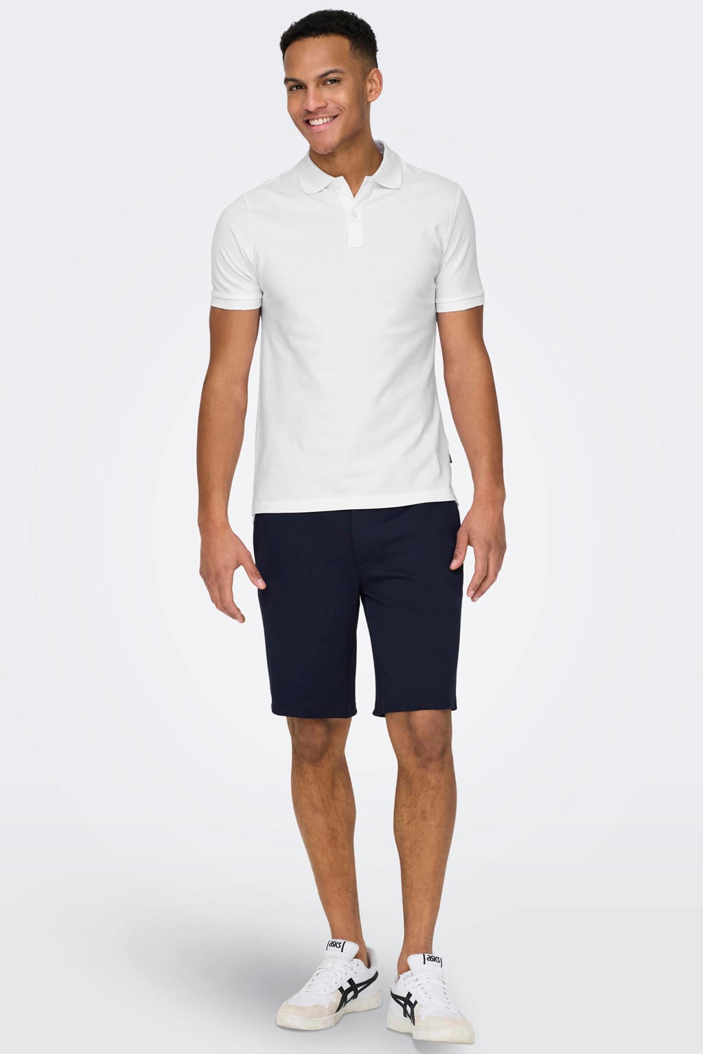ONLY & SONS ONSMARK regular chino short donkerblauw