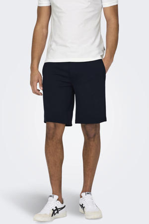ONSMARK regular chino short donkerblauw