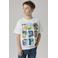 NAME IT KIDS Pokemon regular fit T-shirt met print - wit