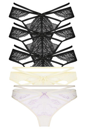 string Wera (set van 5) zwart