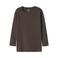 NAME IT MINI ribgebreide longsleeve donkerbruin