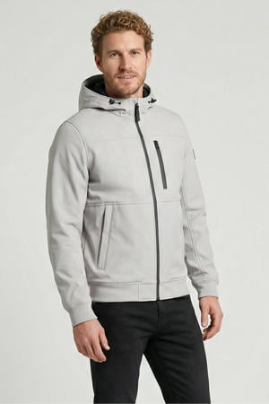 softshell jas lichtgrijs